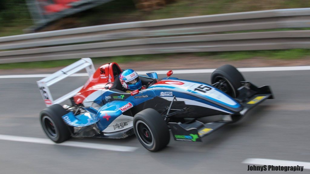 Charlie Martin racing at Glasbach