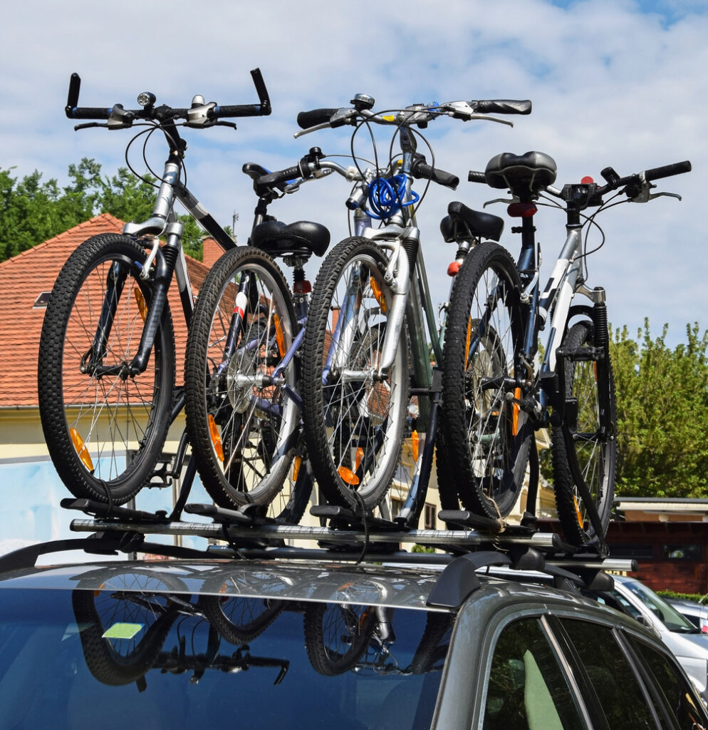 Bikes-On-Roof-Bar-Car-Rack