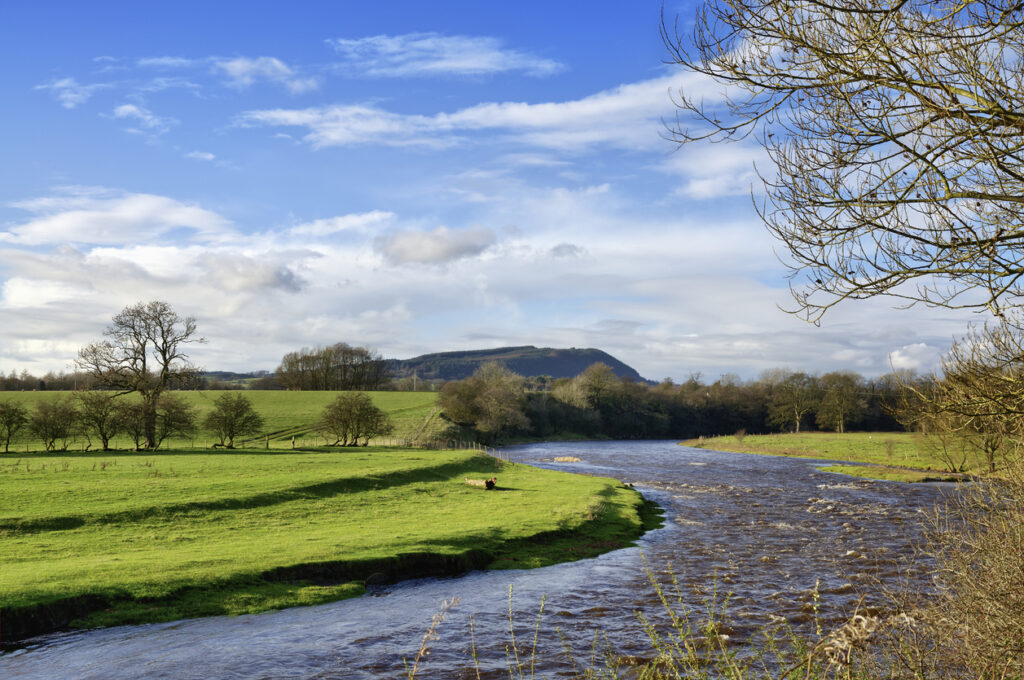 River Ribble Near Clitheroe.