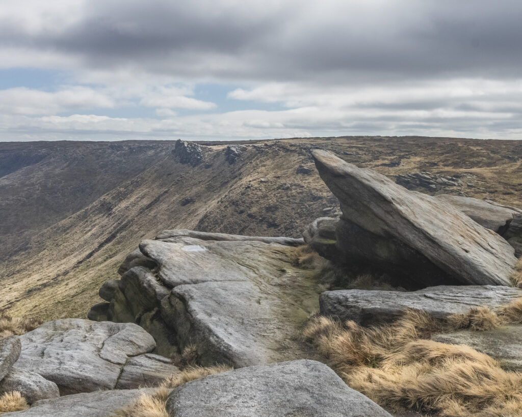 Seal Edge from Kinder Scout Peak District