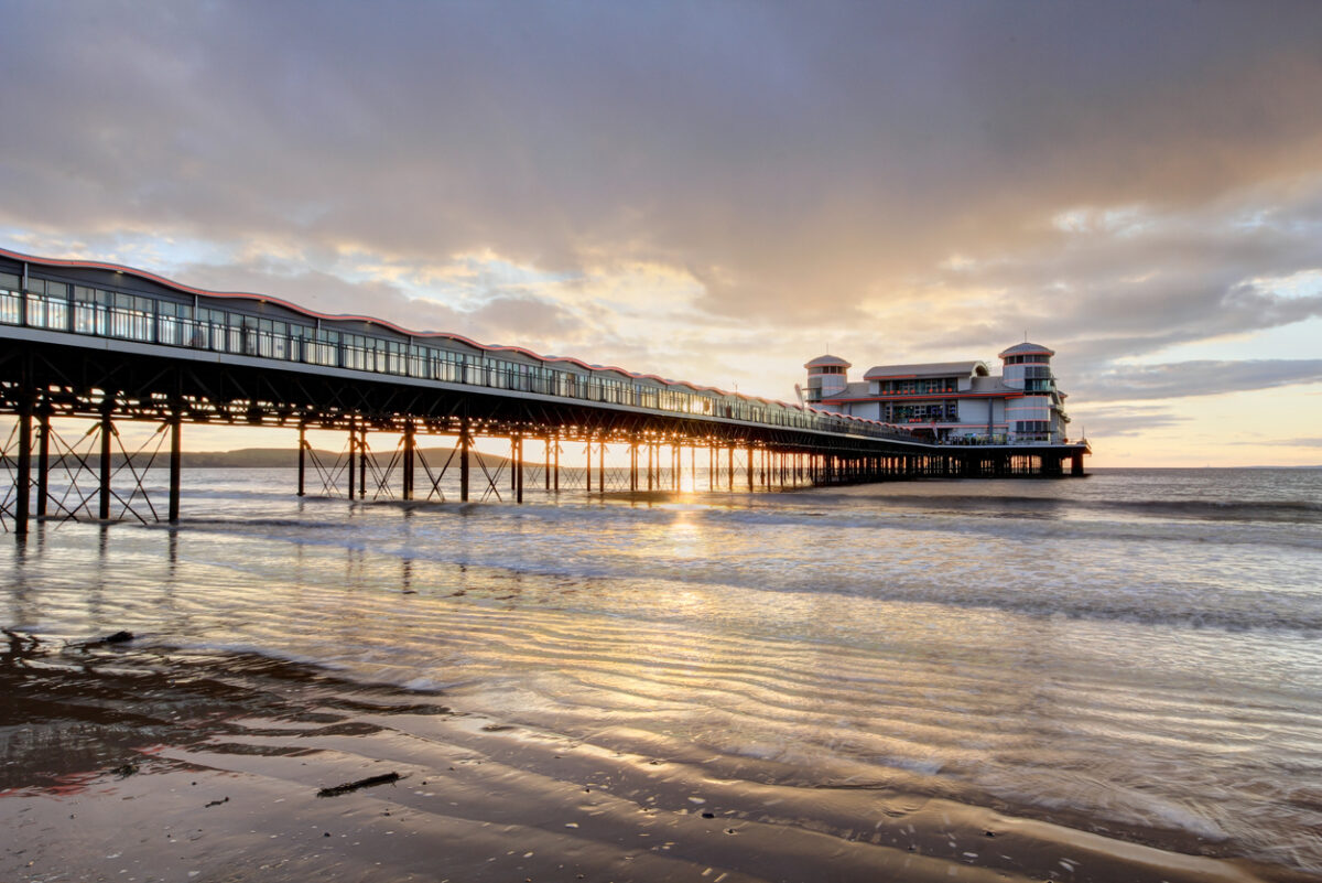 Sunset Pier Weston-Super-Mare