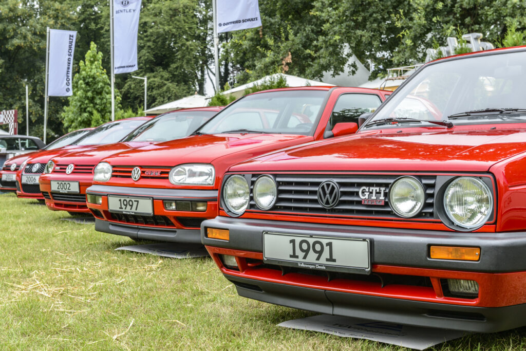 Classic and Modern VW Golf